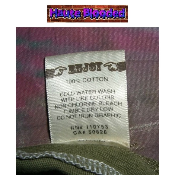 Limited Edition Trunk LTD Army Green Broken Heart Incubus Band Tee Shirt Sz L - Picture 8 of 9